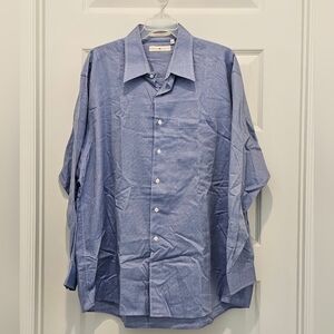 Joseph Abboud LS Button Up Dress Shirt, GUC, Size 18 | 36/37 (XXL Tall)